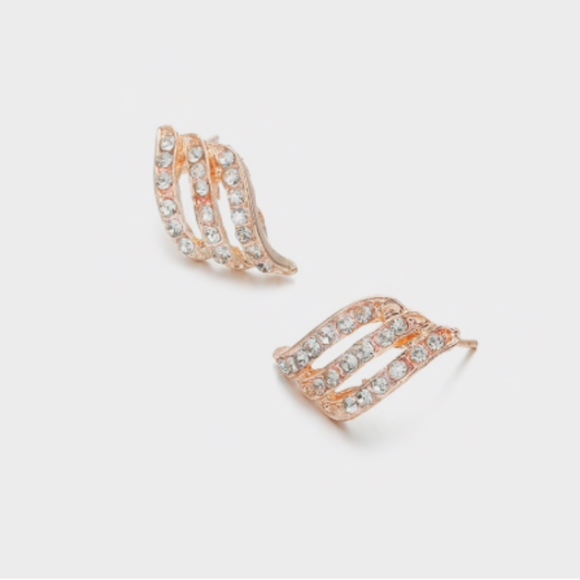 Elegant Rhinestone Earrings - Picture 5 of 9